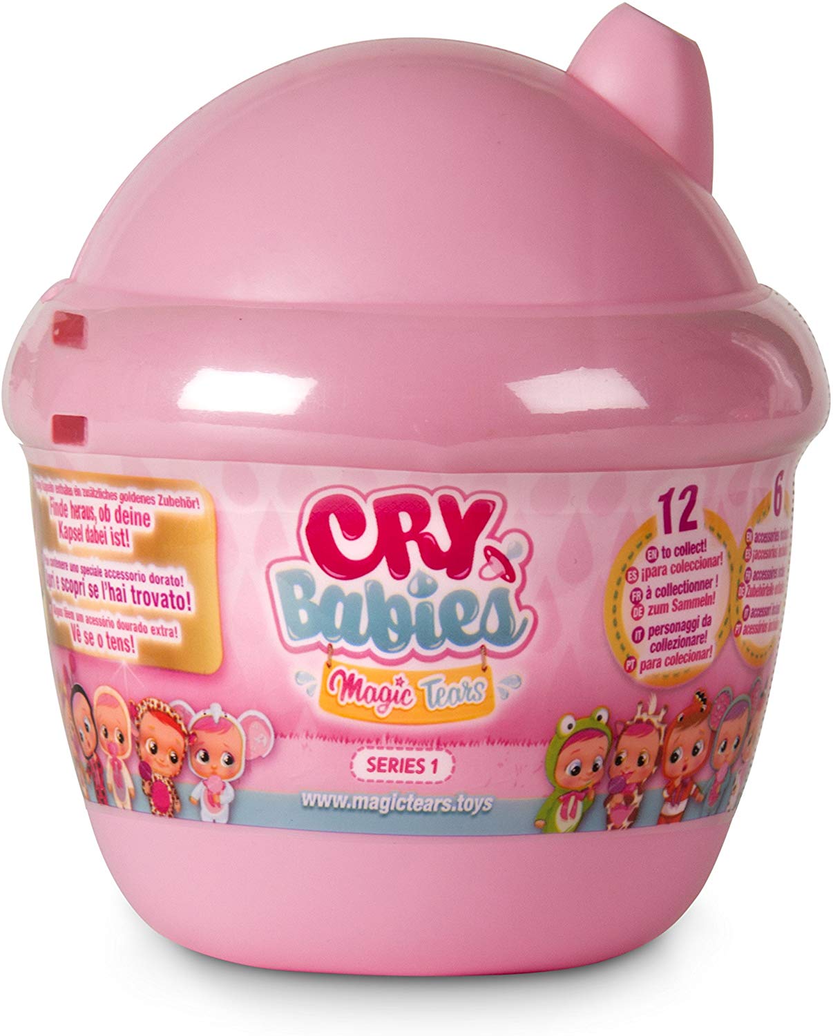 Набор из 3 плачущих младенцев Crybabies Magic Tears в комплекте с домиком и аксессуарами, в пластиковой тубе  